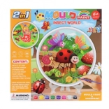 Herstellung und Bemalen von Gipsabdrücken von Insekten – kreatives Set für Kinder