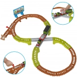 Thomas & Friends Recycling-Rennstrecke – Eisenbahnset mit Lok Whiff, 17 Teile