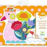 Wasser-Ausmalbilder DJECO – Regenbogentiere