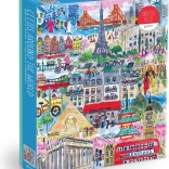 Galison Puzzle Weltstädte Michael Storrings 1000 Teile