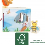 Holz-Bilderbuch mit Biene SMALL FOOT