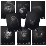 Schulheft A4 Monocromo schwarz