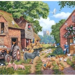 Haus der Puzzles Puzzle Im Fokus: Der Bauernhof 1000 Teile