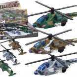 Militärischer Aluminiumhubschrauber mit Geräuschen und Lichtern