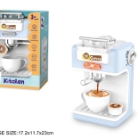 Interaktive Kinder-Kaffeemaschine – blaue Kapselmaschine