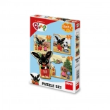 Baby-Puzzle Bing und Freunde 3-in-1 (3, 4, 5 Teile)