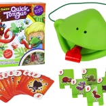 Lustiges Spiel mit schnellem Zungeinsatz – Fang den Insekten-Chamäleon mit der Maske