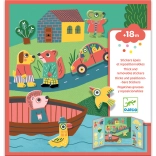 Wiederverwendbare Sticker für die Kleinsten – Tiere DJECO