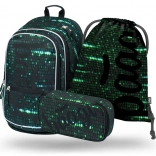 Set Baagl Core Numbers: Rucksack, Federmäppchen und Schuhbeutel