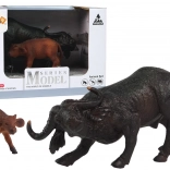 Figuren Büffel und Kalb – afrikanische Tiere für den Zoo