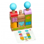 Lucy & Leo Formen und Emotionen – Holzpuzzle mit Vorlagen