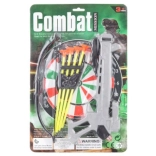 Kinderarmbrust mit Zielscheibe und Saugnapfpfeilen