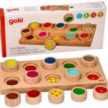 Tast-Memory-Einlege-Spiel aus Holz GOKI