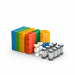 Geomag Magicube Shapes – Konstruktionsspielzeug mit 128 Teilen