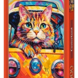 Puzzle 1000 Teile Cat Bus Travel
