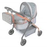 DeCuevas Mein erster Puppenwagen mit Tasche CITY X – 56 cm