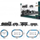 Zugset mit Raucheffekt und Sound, Strecke 125 × 105 cm