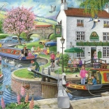 HOP Puzzle Am Kanal 1000 Teile