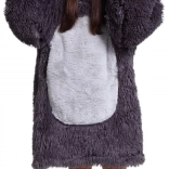 COZY NOXXIEZ wärmende Hoodie-Decke mit Kapuze für Kinder (7–12 Jahre) – Faultier