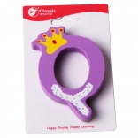 Classic World Holzbuchstabe Q