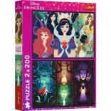 Puzzle 2×200 Teile Disney PRINCESS – Bezaubernde Prinzessinnen
