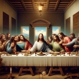 Diamantmalerei Das letzte Abendmahl 30x40 cm