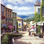 Norimpex Diamant Malerei Sonnige Gasse 30x40 cm