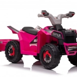 Rosa Elektro-Quad XMX630T mit Anhänger