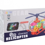 Bunter batteriebetriebener Hubschrauber