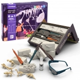 Dinosaurier-Knochenausgrabung 6-in-1 – Paläontologie-Set für Kinder
