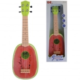 Rotes Kinder-Ukulele MaDe 54 cm