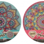 Grafix Diamantmalerei auf Rahmen – Mandala Türkis 30 cm