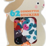 Djeco Meine ersten Aufkleber – Bauernhoftiere