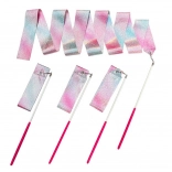 Pastellfarbiges Band für Gymnastik und Tanz