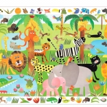 DJECO Puzzle Dschungel 35 Teile