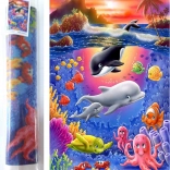 Diamantmalerei Unterwasserwelt 80 × 40 cm