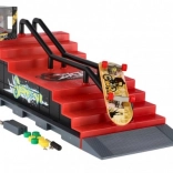 Finger-Skatepark mit Treppen und Geländer – Fingerboard 8 cm mit Rampe und Zubehör