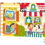 Sortierpuzzle mit 18 Teilen – Haustiere