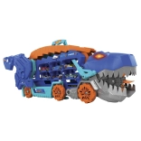 Hot Wheels T-Rex Mega Transporter – Dinosaurier-Transporter und Rennstrecke
