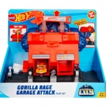 Set mit Gorilla-Fallen-Motiv