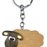Holzschlüsselanhänger Große Schaf