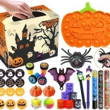 Sensorisches Anti-Stress-Set mit Halloween-Fidget-Spielzeugen und Pop It