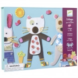 Djeco Erste Collage Kätzchen und Bär