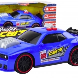 Spielzeug-Rennauto mit Licht- und Soundeffekten blau