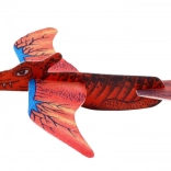 Schaumstoffflugzeug Dinosaurier rot