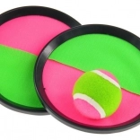 Fang und wirf Velcro-Set – pink‑grünes Wurfspiel