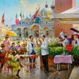 Puzzle CHERRY PAZZI – Piazza San Marco, Venedig (1000 Teile)