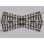 Piko Kreuzung 30° mit Holzbettung