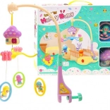 Pastellfarbenes Karussell mit Spieluhr