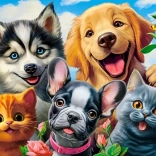 Castorland Puzzle Tier-Selfie 120 Teile